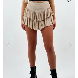 tan rock n rags skirt